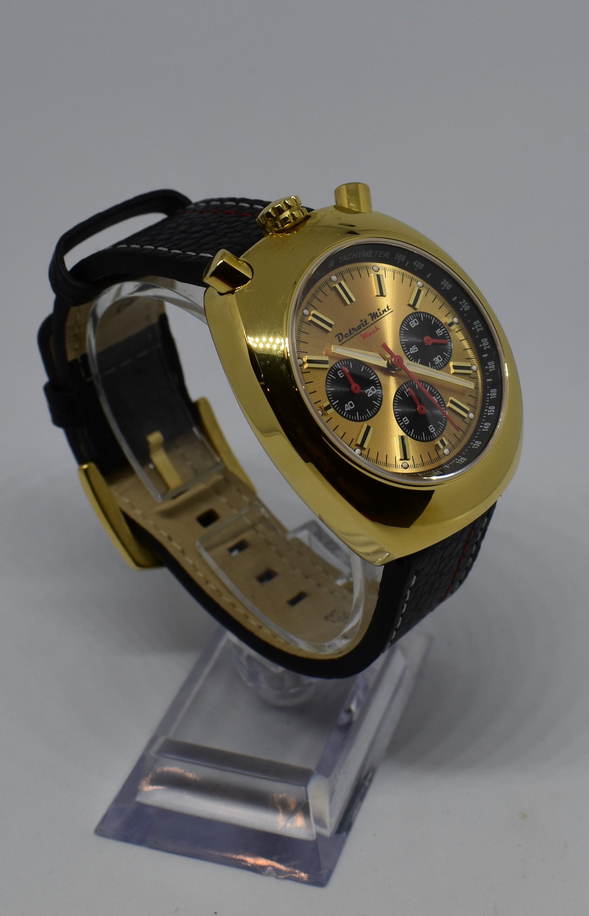 Detroit Mint Mach Bullhead Chronograph Citizen Quartz Movement