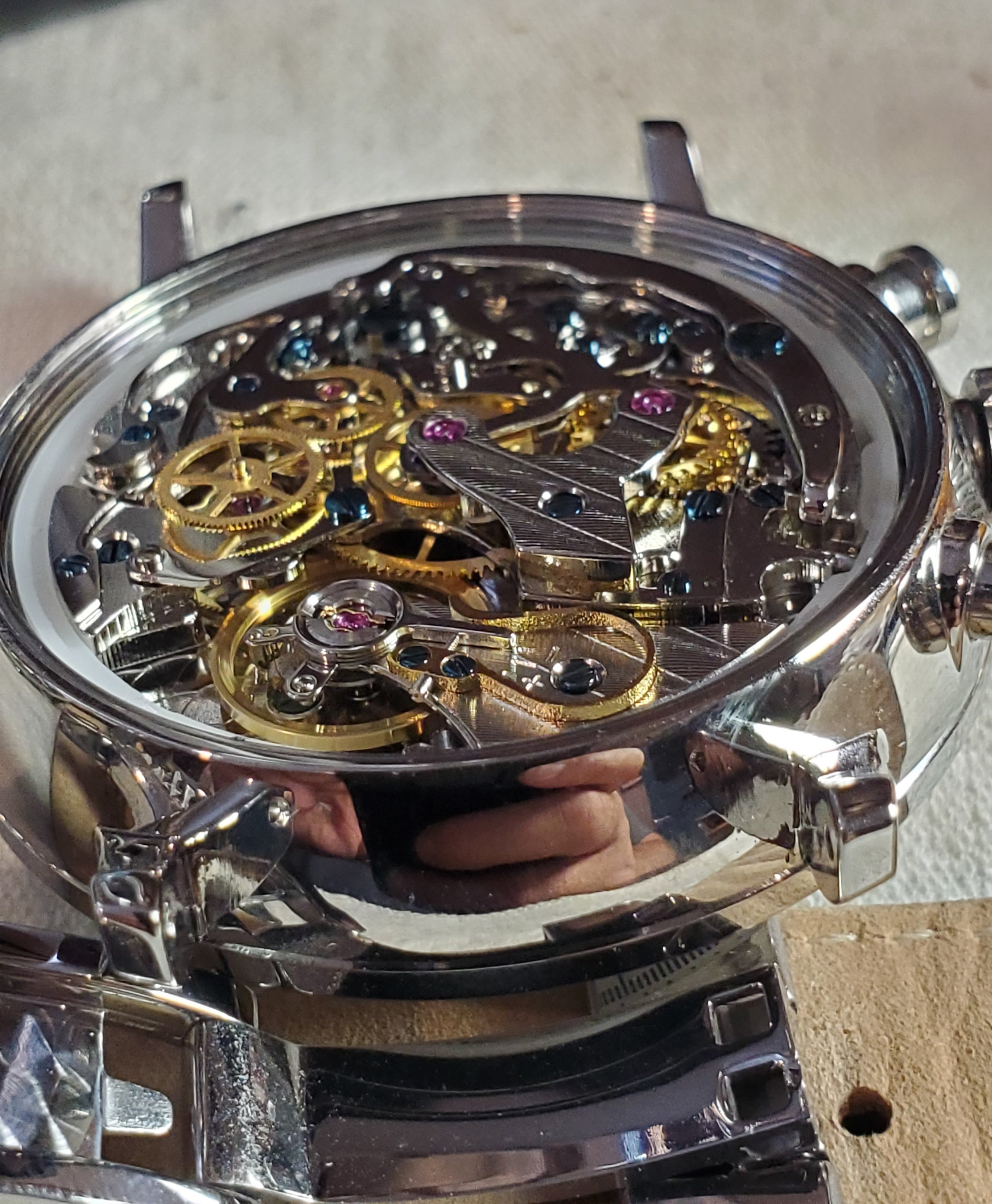 Detroit Mint Cobra Mechanical Chronograph Black Dial | Detroit Mint