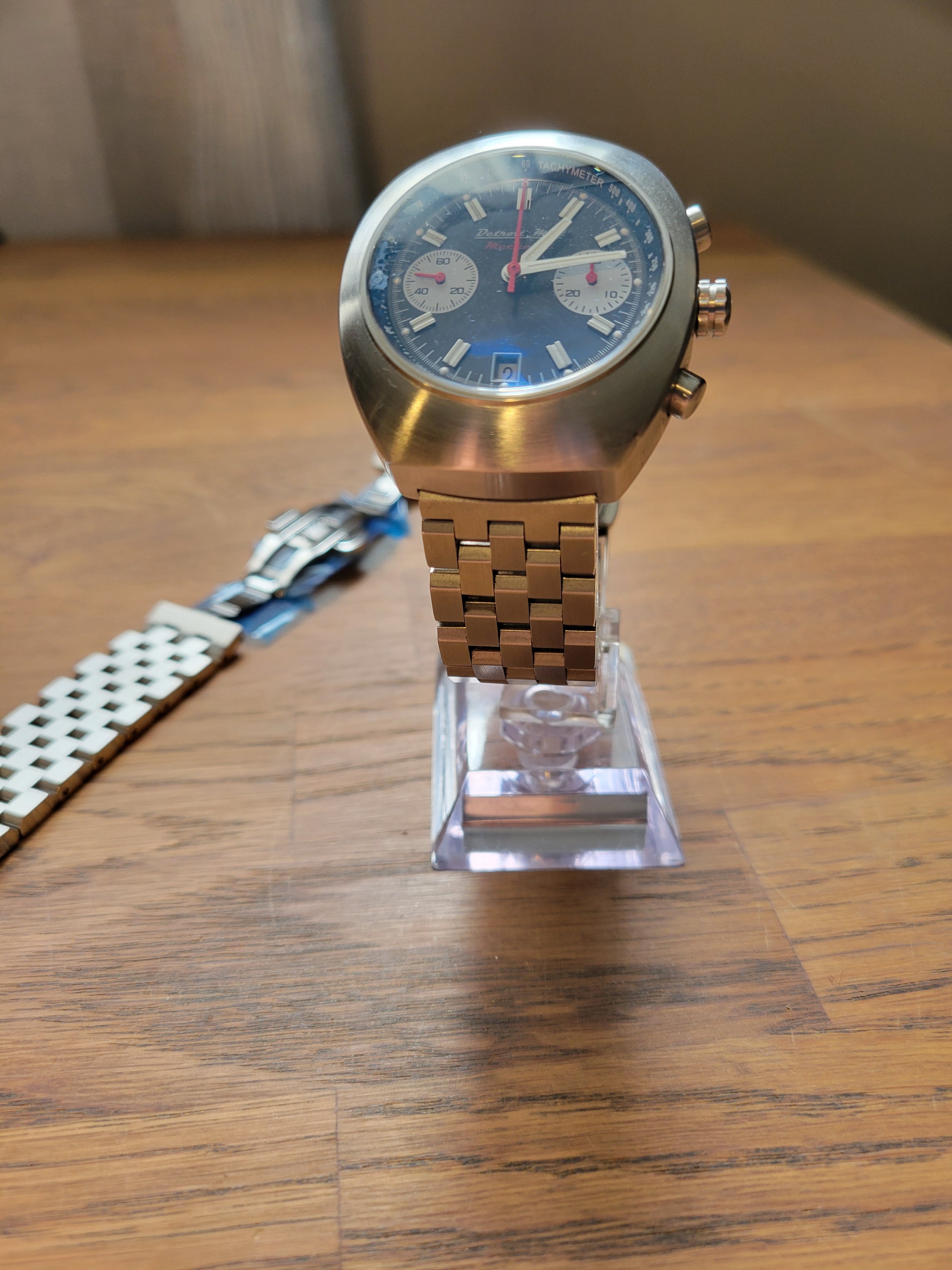 Detroit Mint Mechanic Traditional Automatic Chronograph in Black