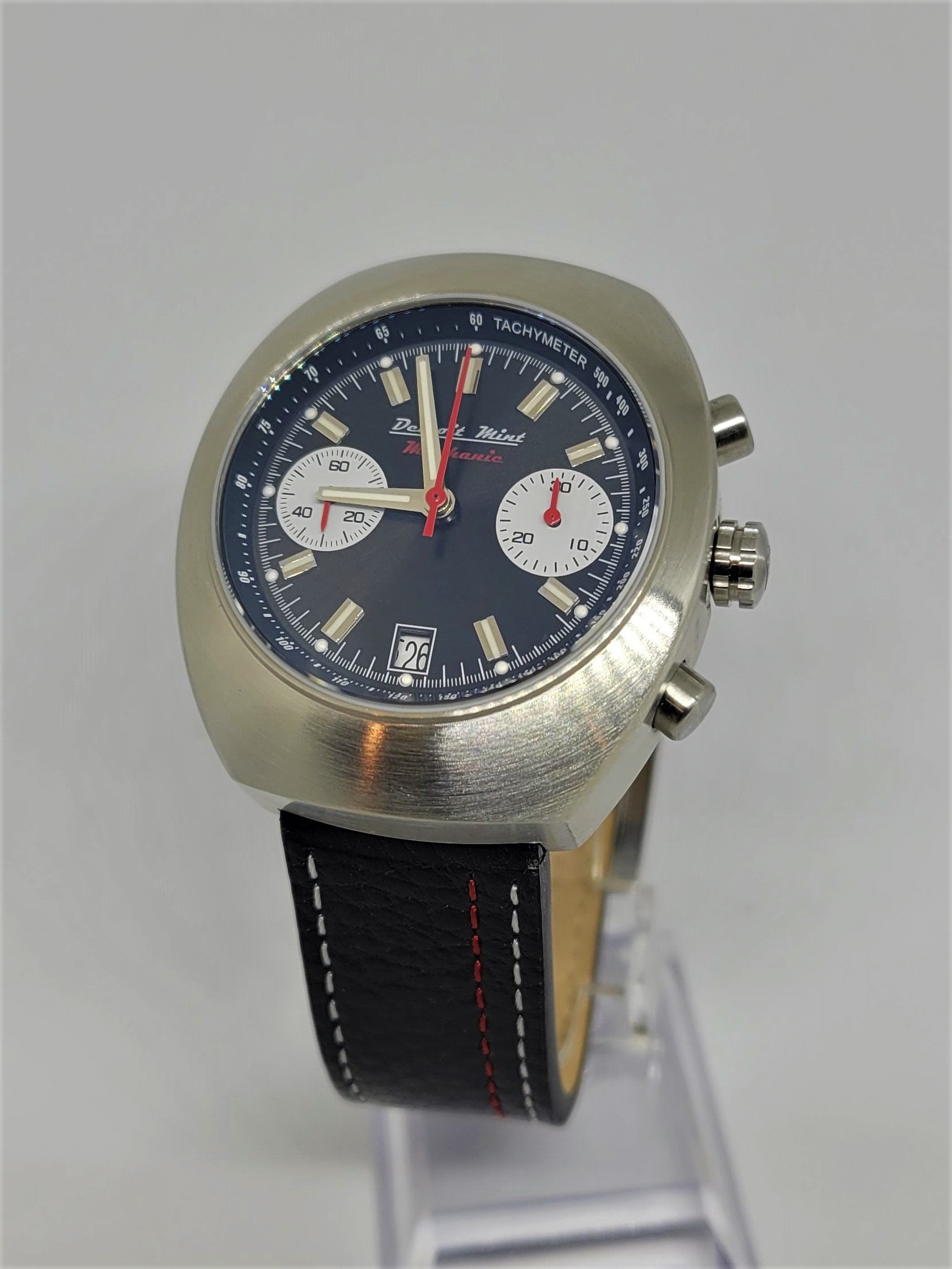 Detroit Mint Mechanic Traditional Automatic Chronograph in Black