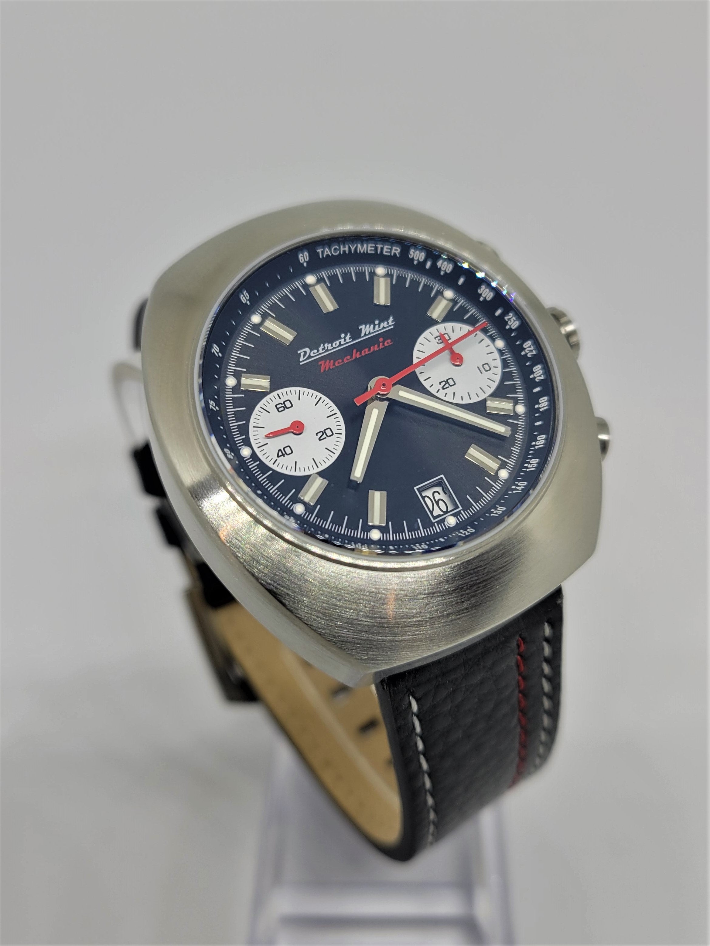 Detroit Mint Mechanic Traditional Automatic Chronograph in Black