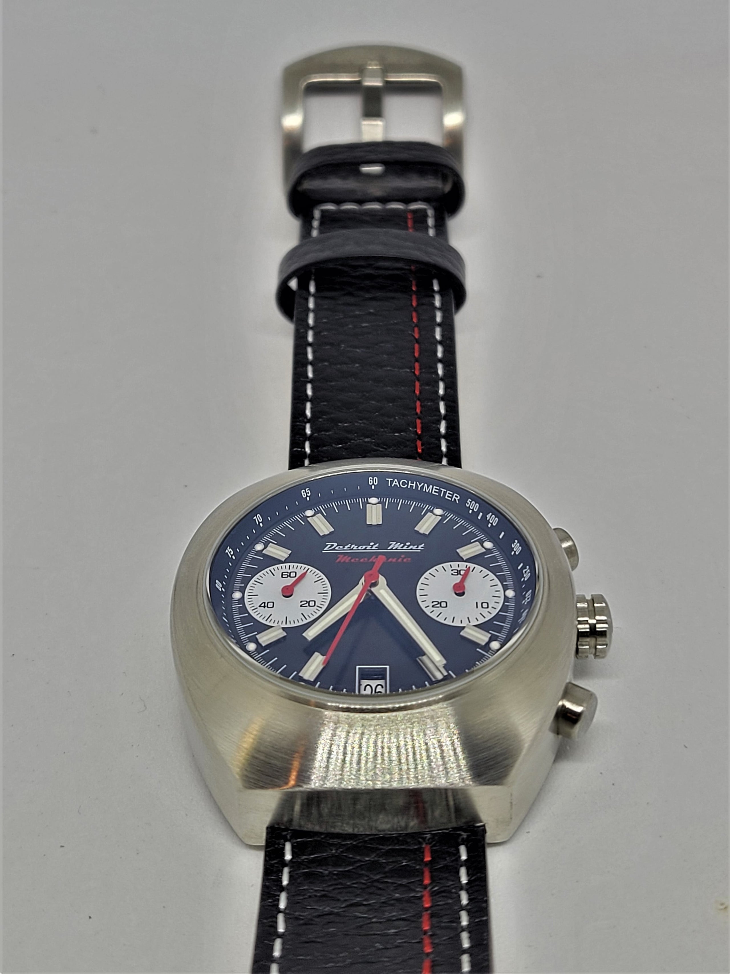 Detroit Mint Mechanic Traditional Automatic Chronograph in Black