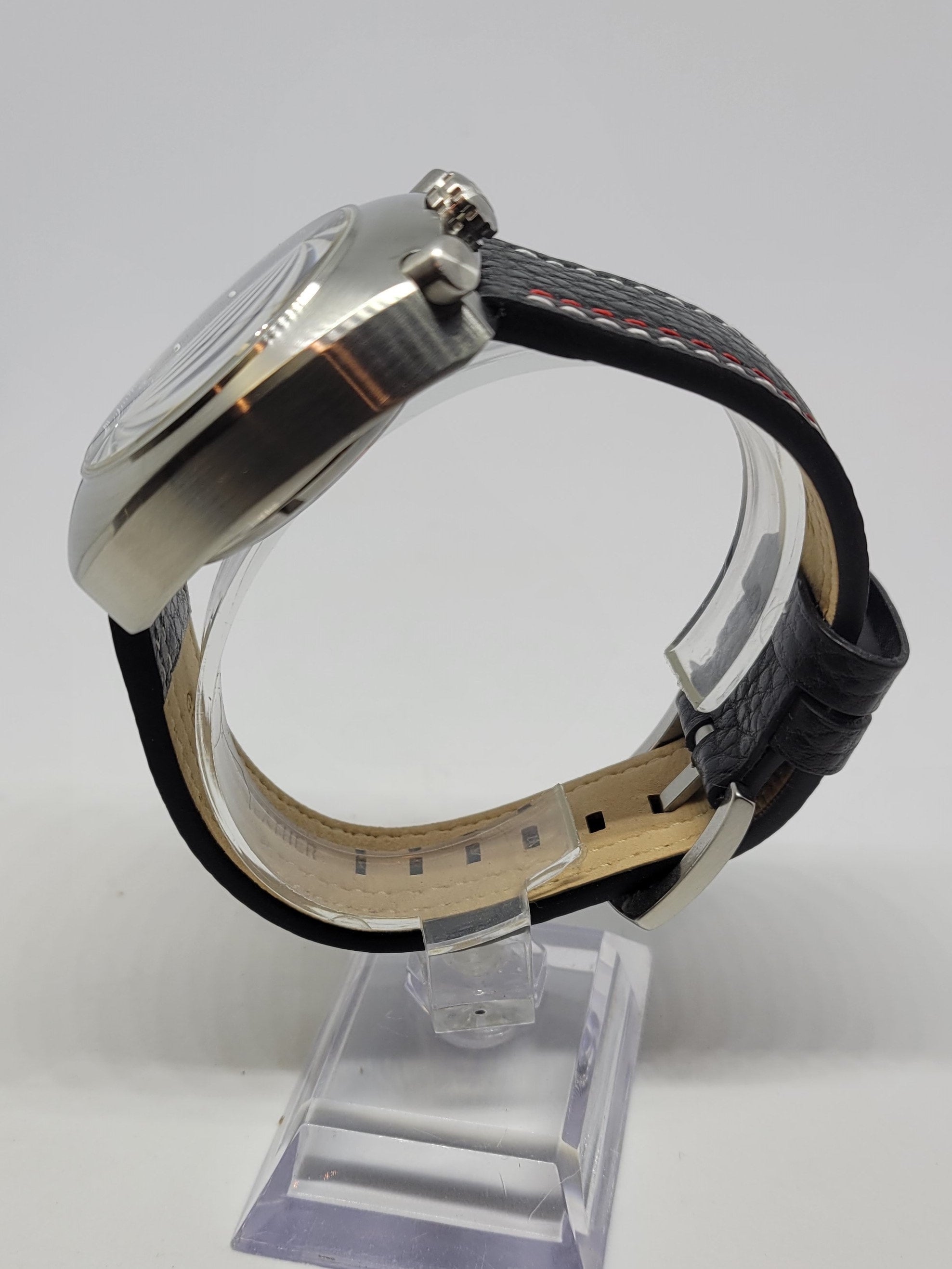 Detroit Mint Mechanic Automatic Bullhead Chronograph Silver Panda