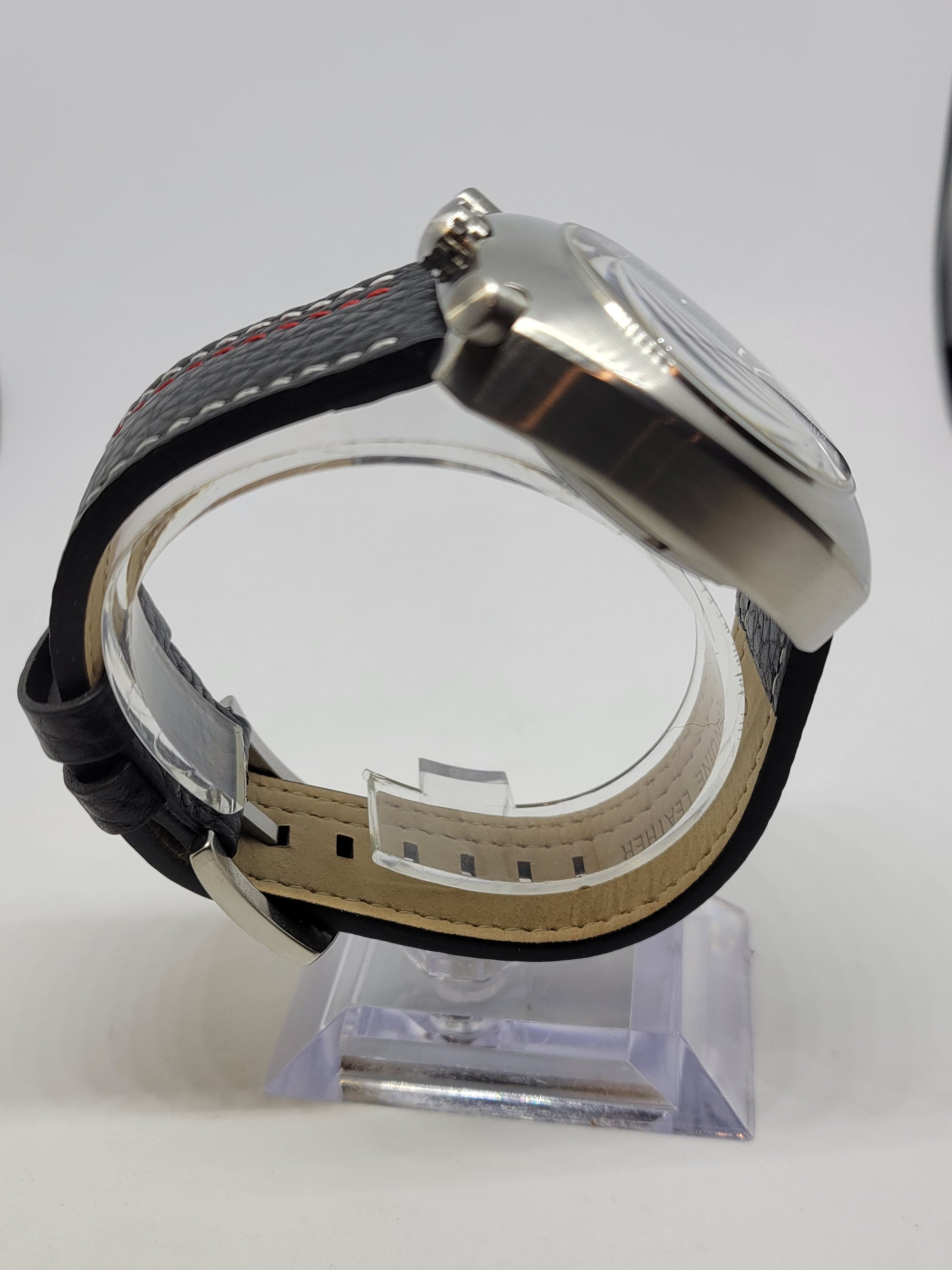 Detroit Mint Mechanic Automatic Bullhead Chronograph Silver Panda