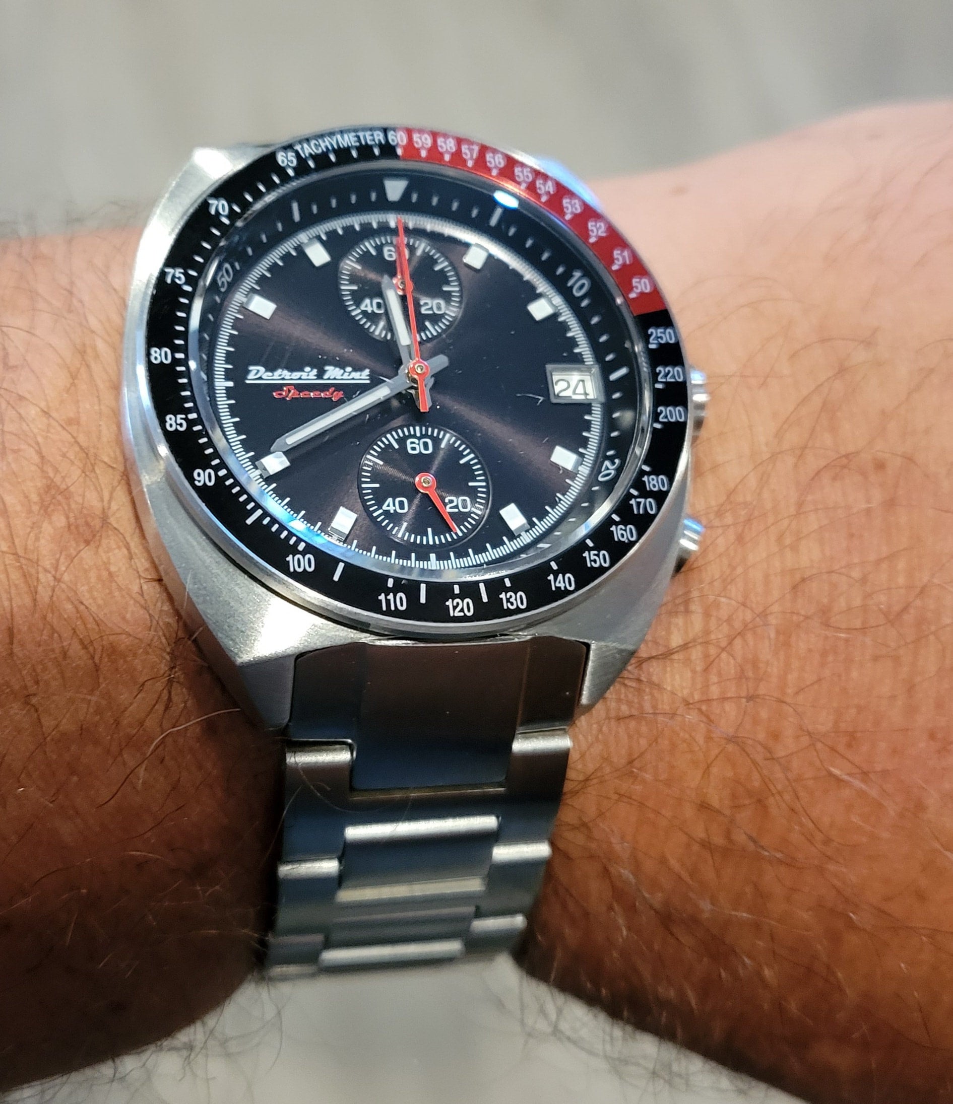 Detroit Mint Speed Chronograph Sekio VK61 Black Snake | Detroit Mint